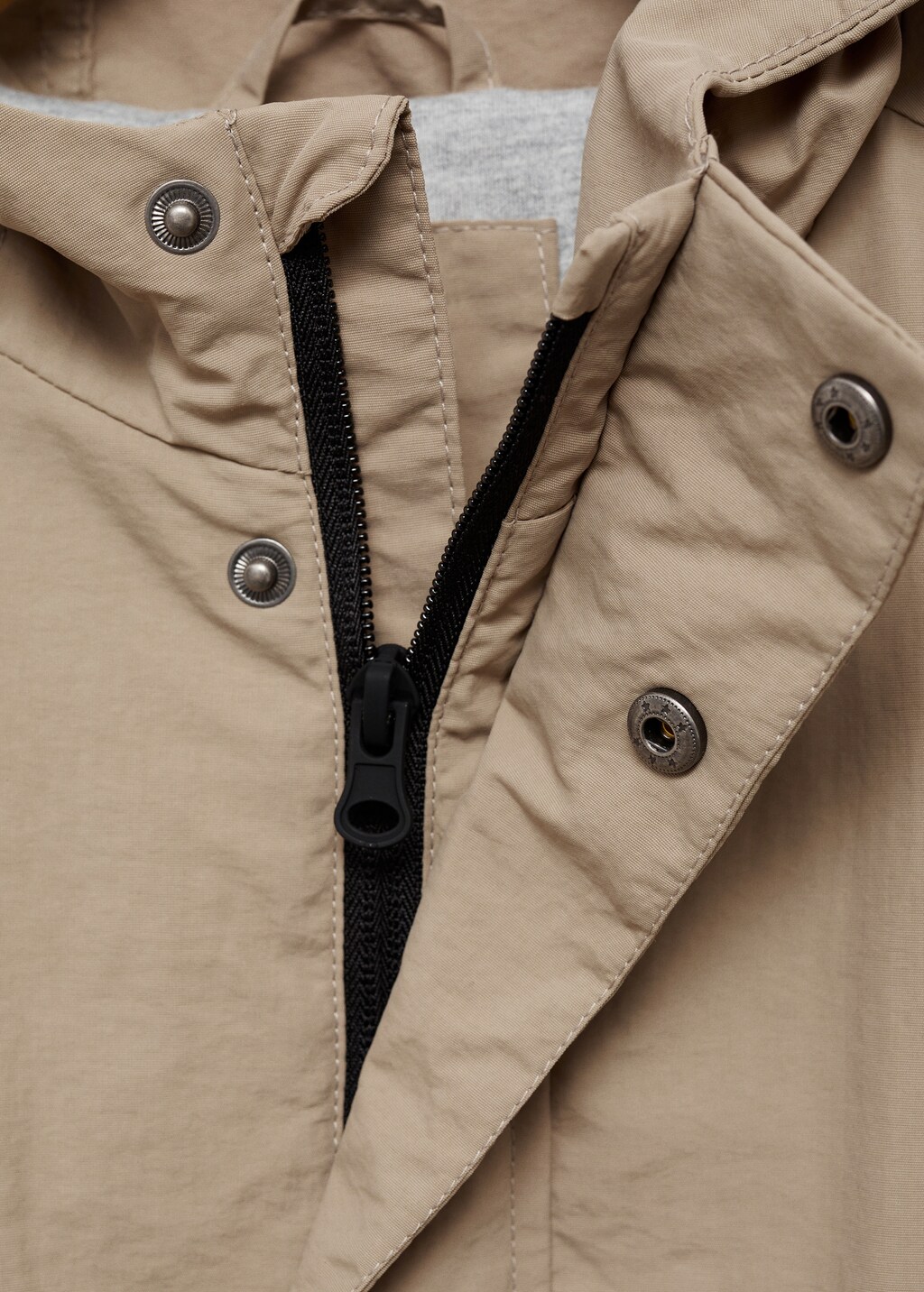 Hooded parka - Sand