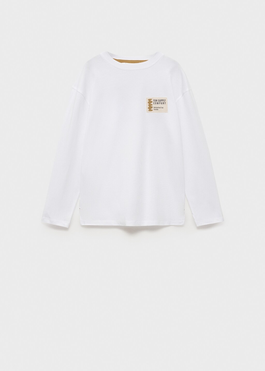 Printed cotton-blend T-shirt - Off White