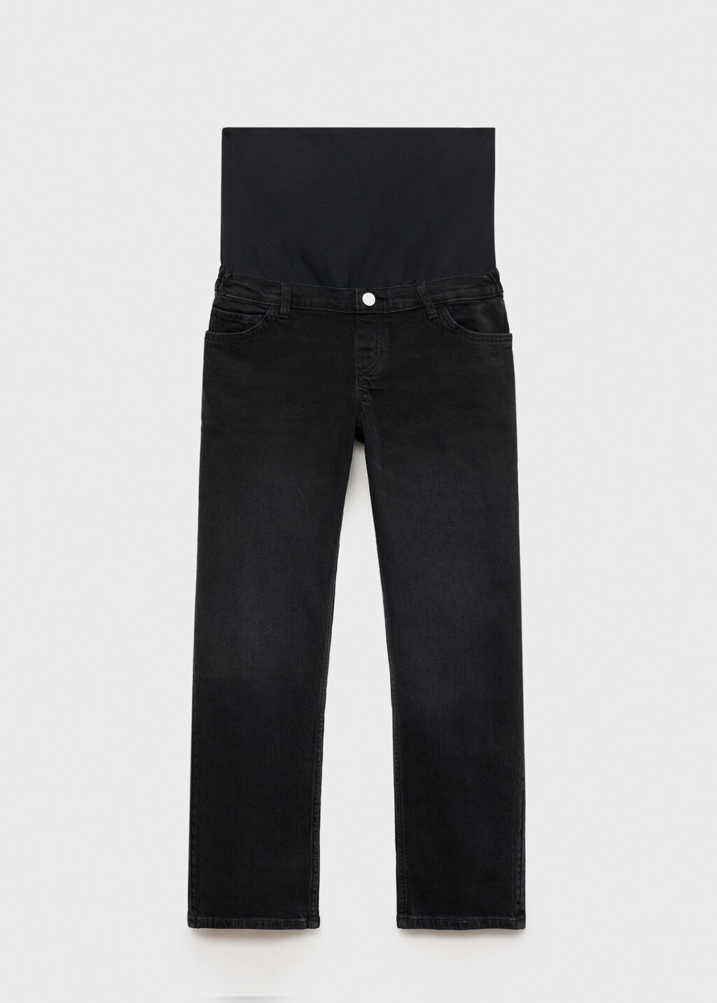 Maternity Straight Jeans - Medium Blue