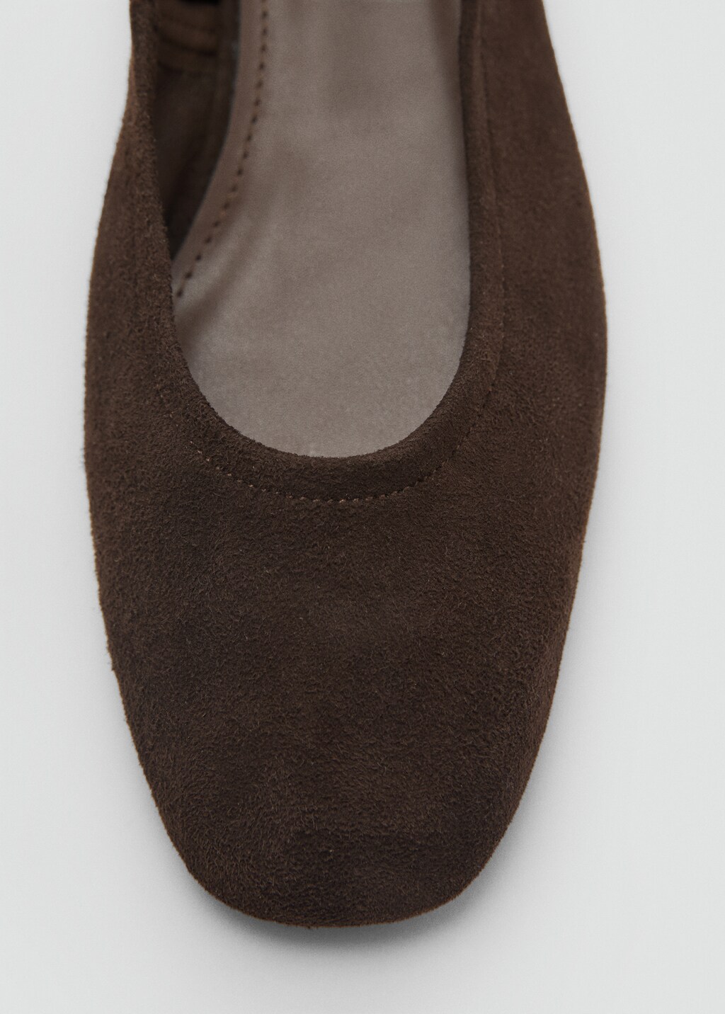 Suede heeled shoes - Chocolate