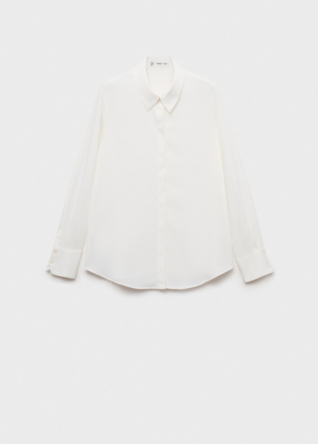 Fluid long-sleeved shirt - Black