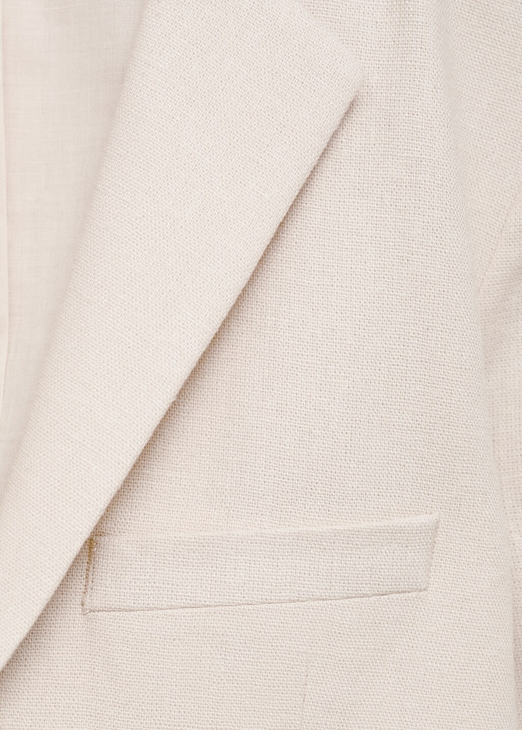 Linen jacket with buttons - Dark Navy