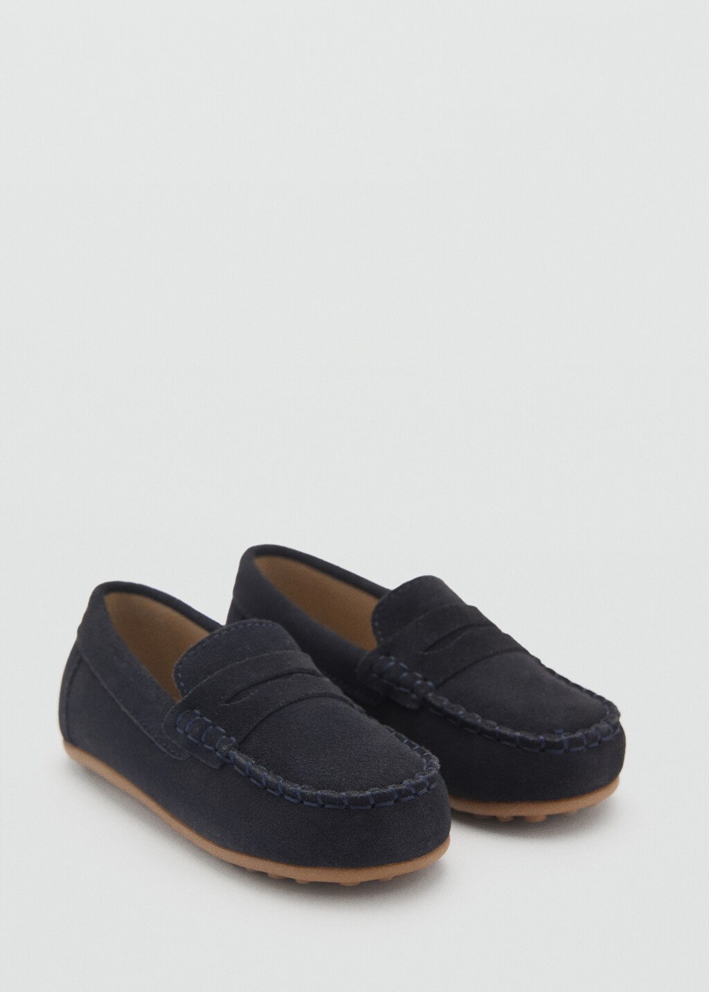 Leather penny loafers - Blue