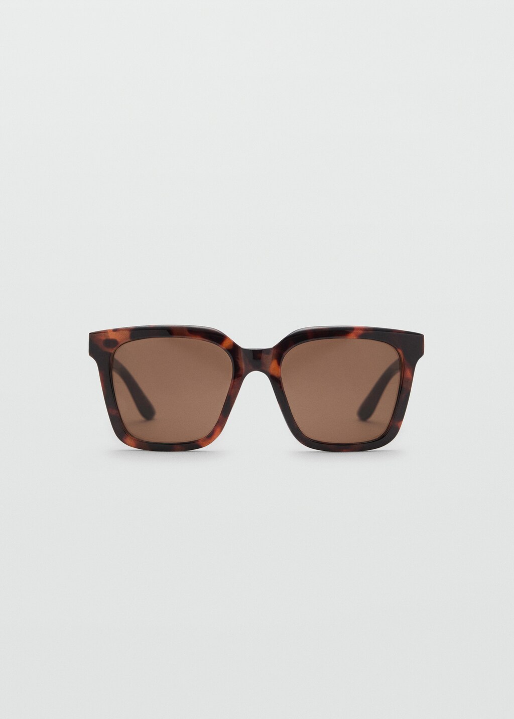 Squared frame sunglasses - Peach