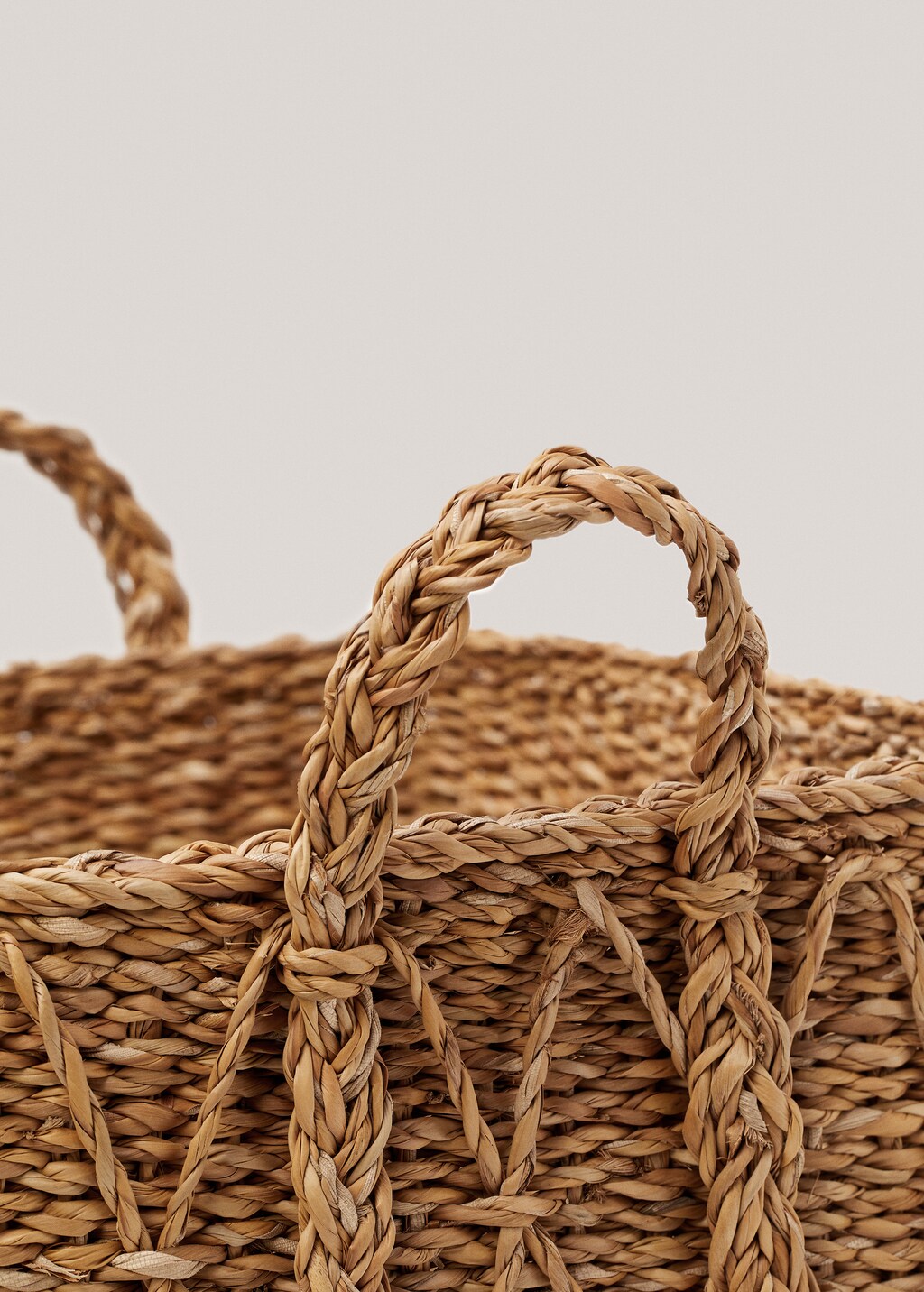 Square basket with handles 37x27cm - Brown