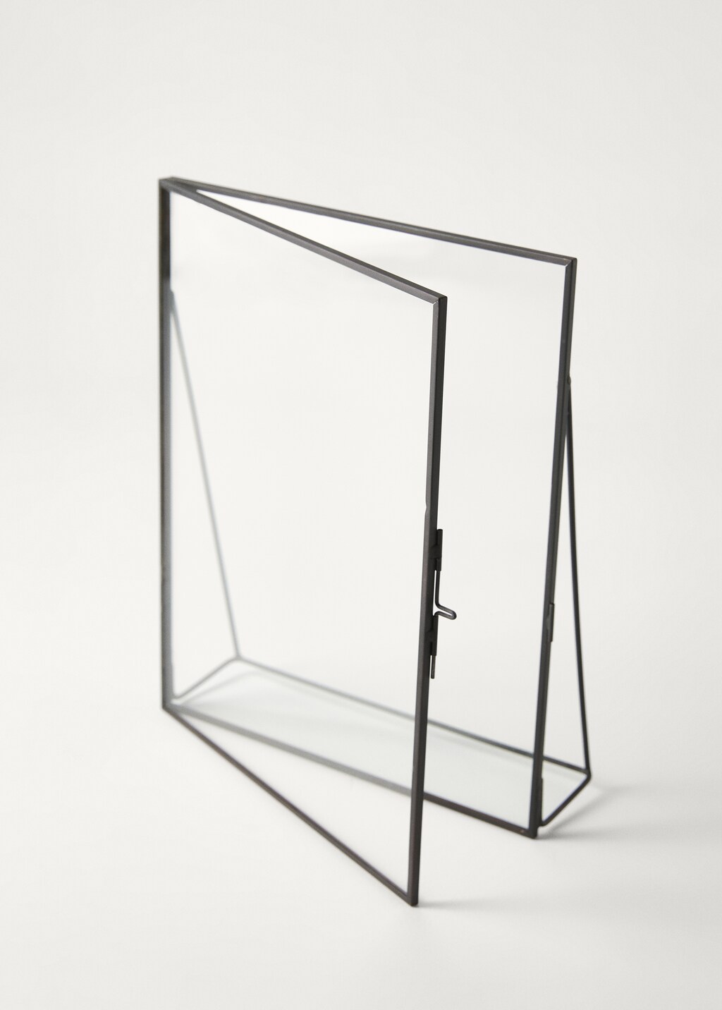 Metal frame medium triangular foot - Black