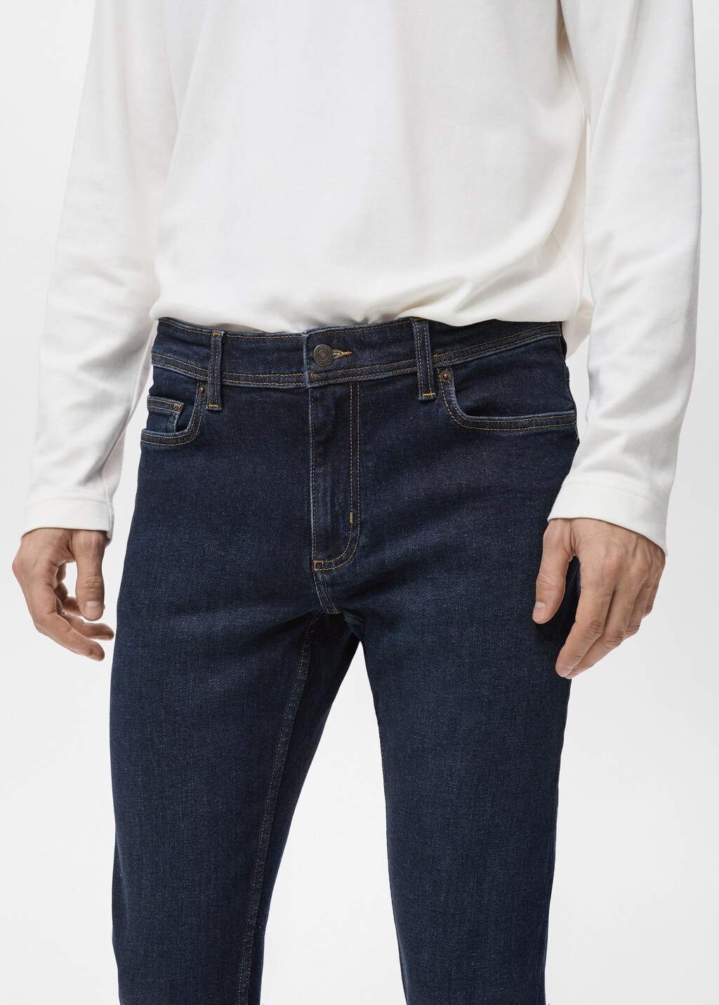 Slim fit black Jan jeans - Black denim