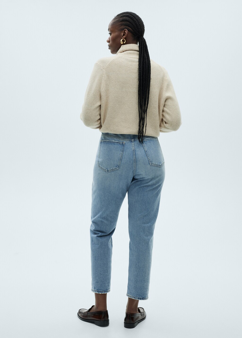 Mom2000 high-rise jeans - Black denim