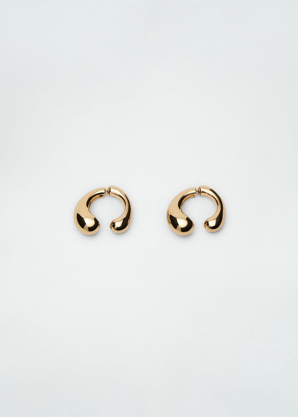 Detachable semi-hoop earring - Gold