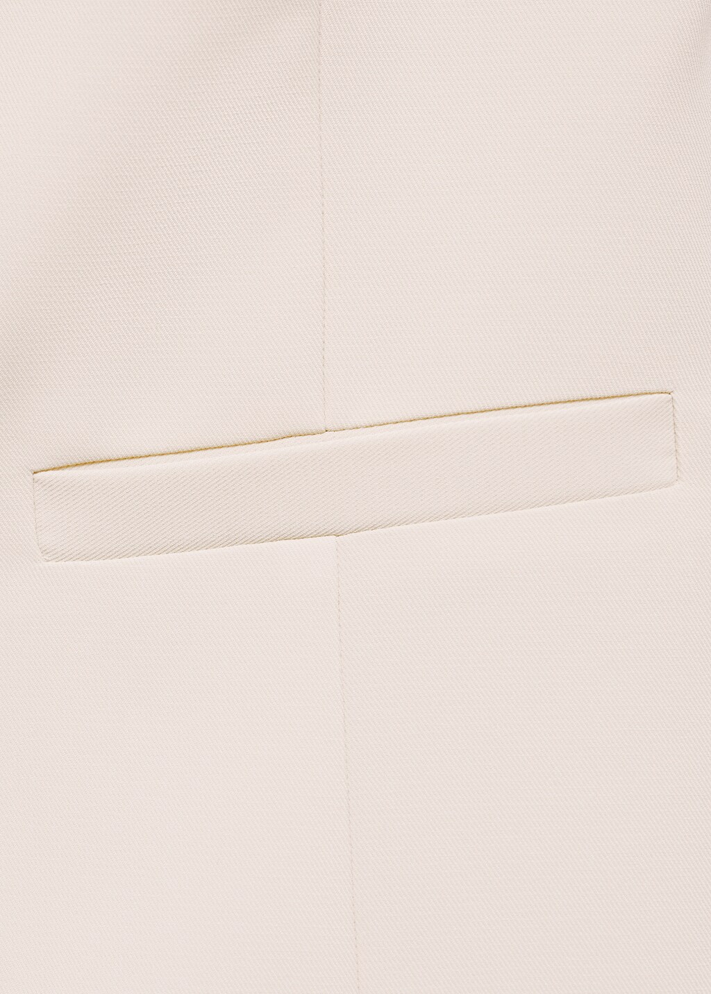 Suit waistcoat with buttons - White