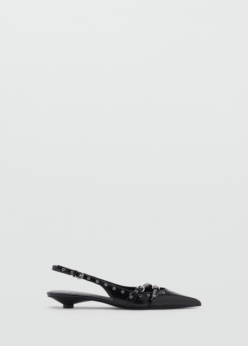 Die-cut kitten shoes - Ice Grey