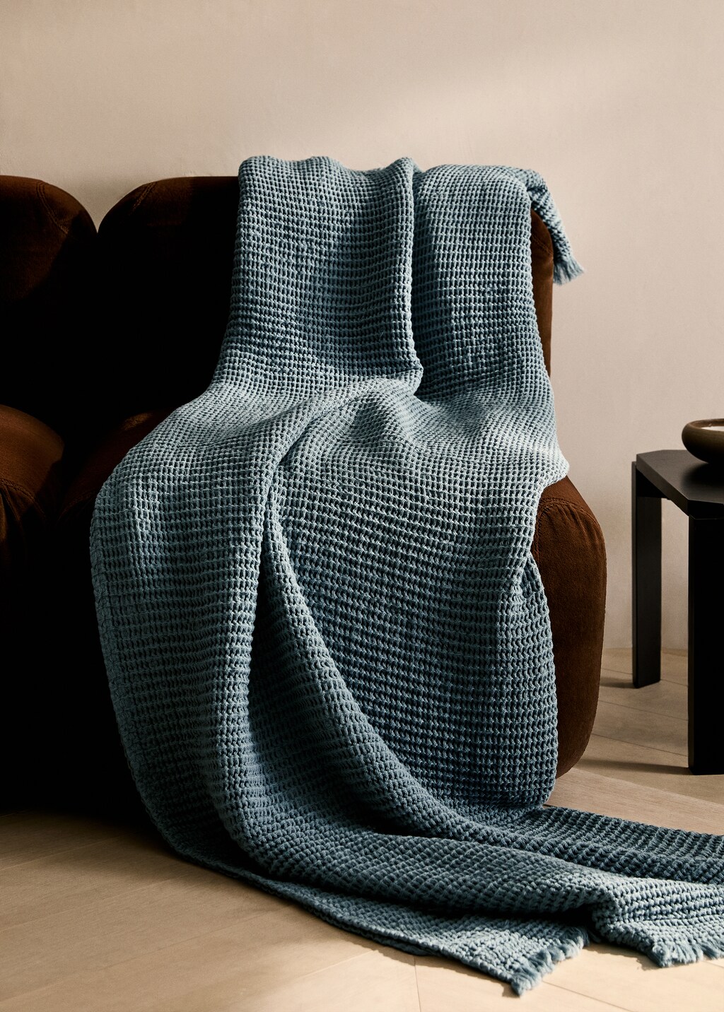 Blanket/plaid sarah - Forest Green