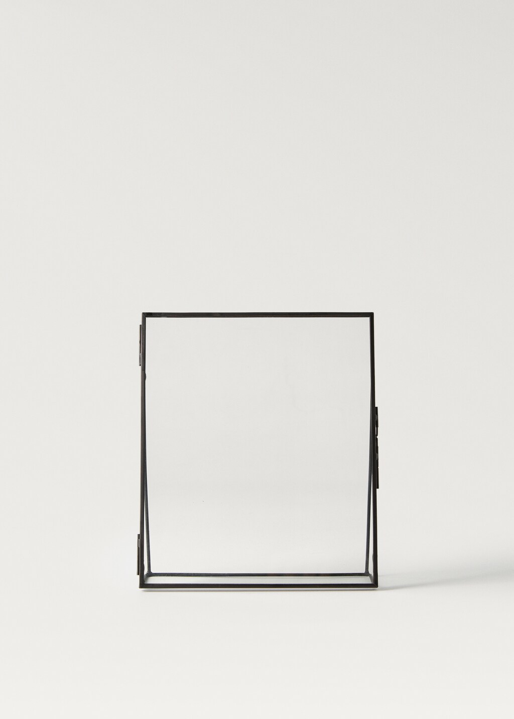 Metal frame medium triangular foot - Black