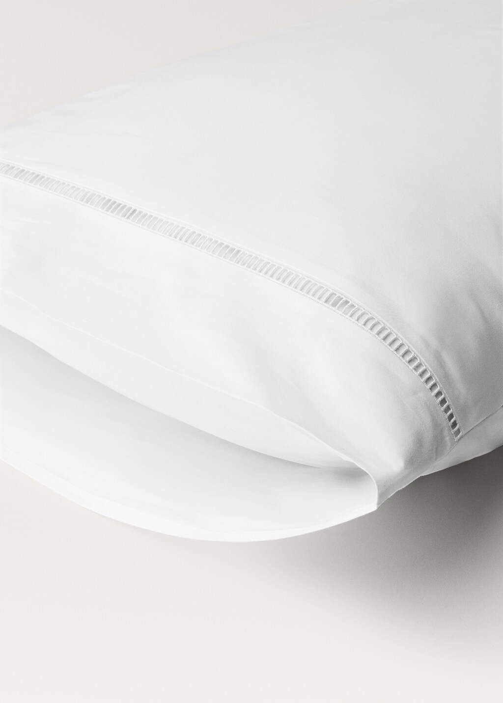 Cotton percale pillowcase 50x75 cm - White