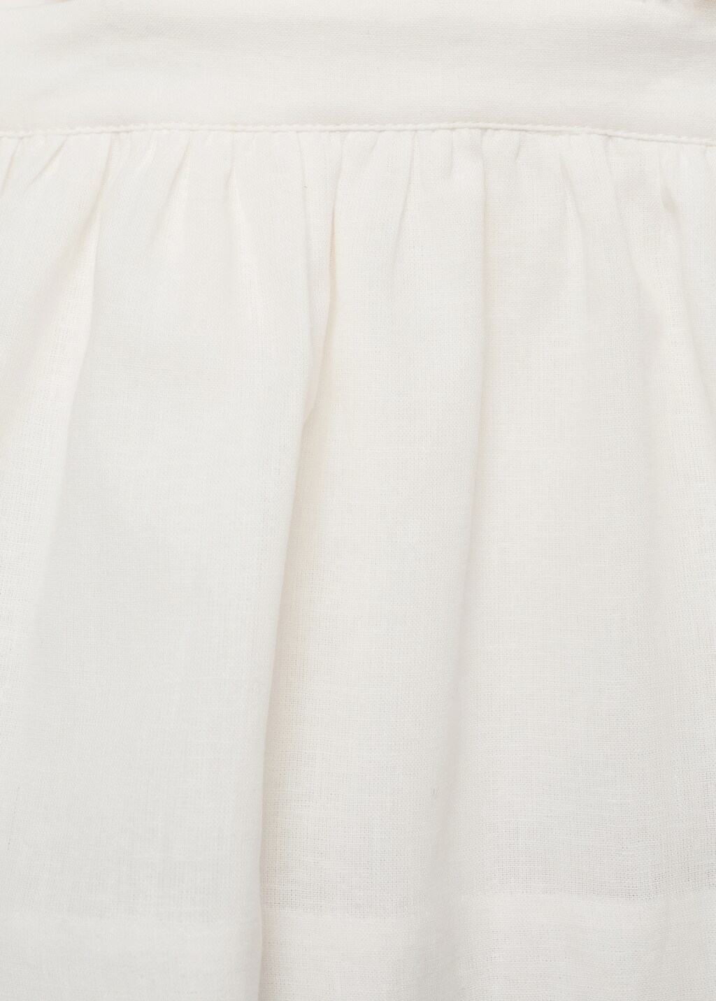 Short ruffled dress - Off White