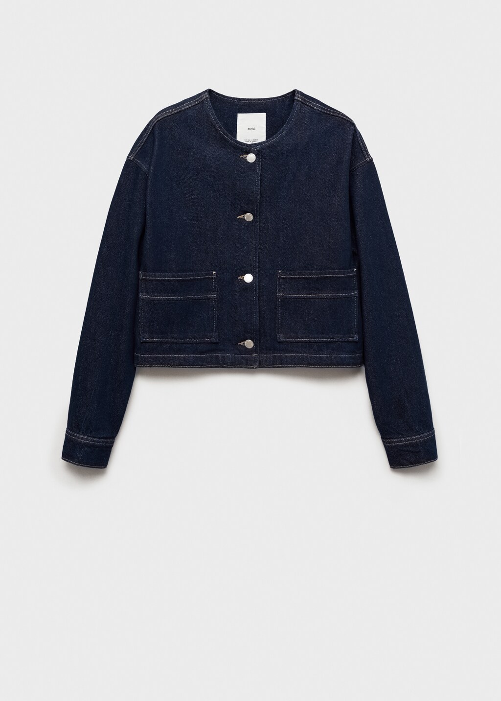 Rinse-wash denim jacket - Open Blue