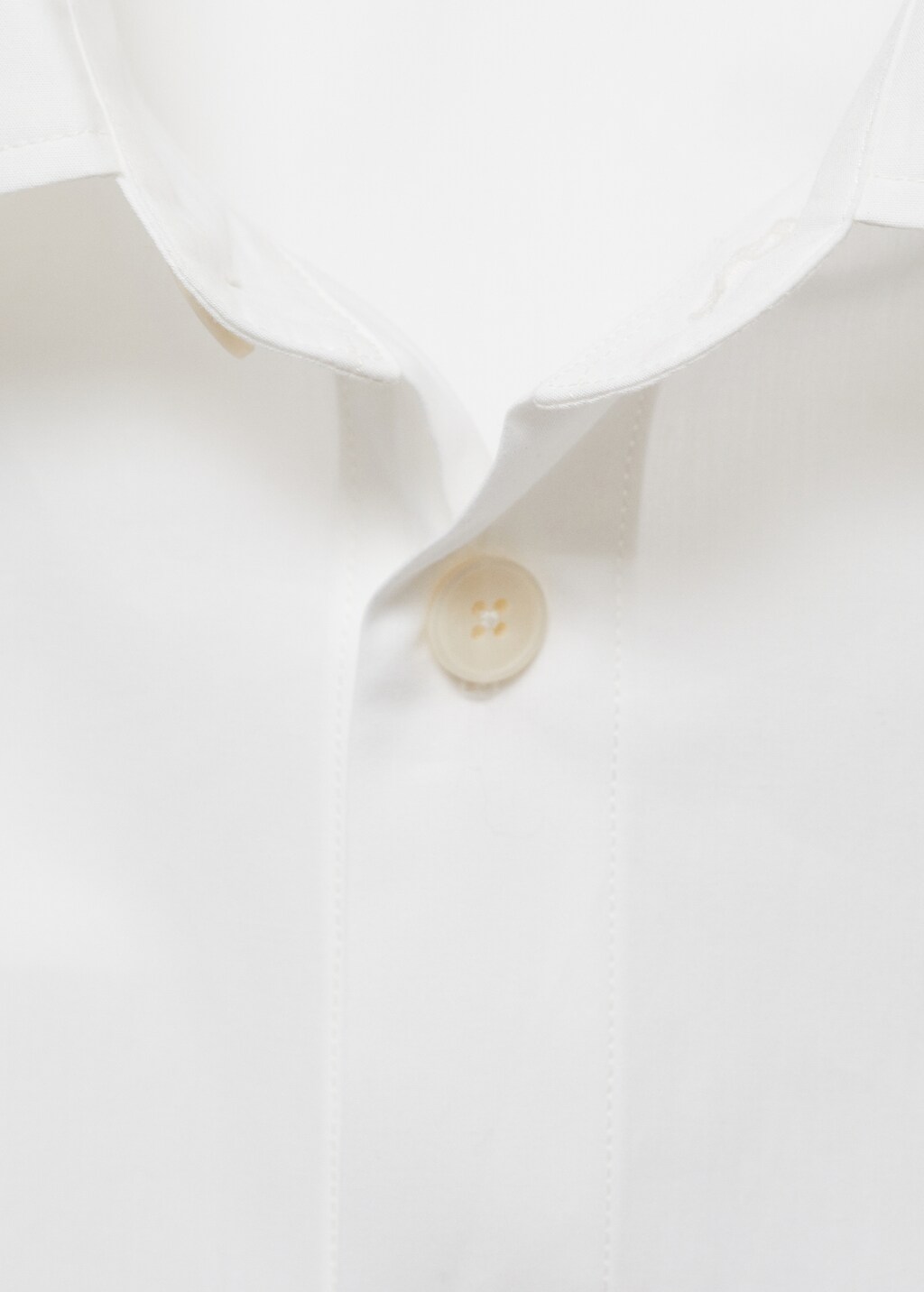 100% cotton relaxed-fit shirt - White