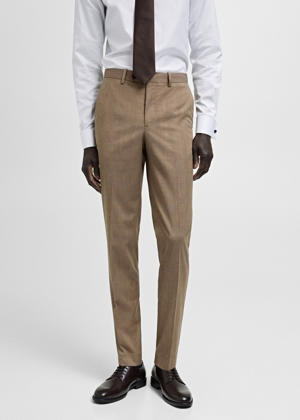 Milan slim-fit suit trousers - Grey