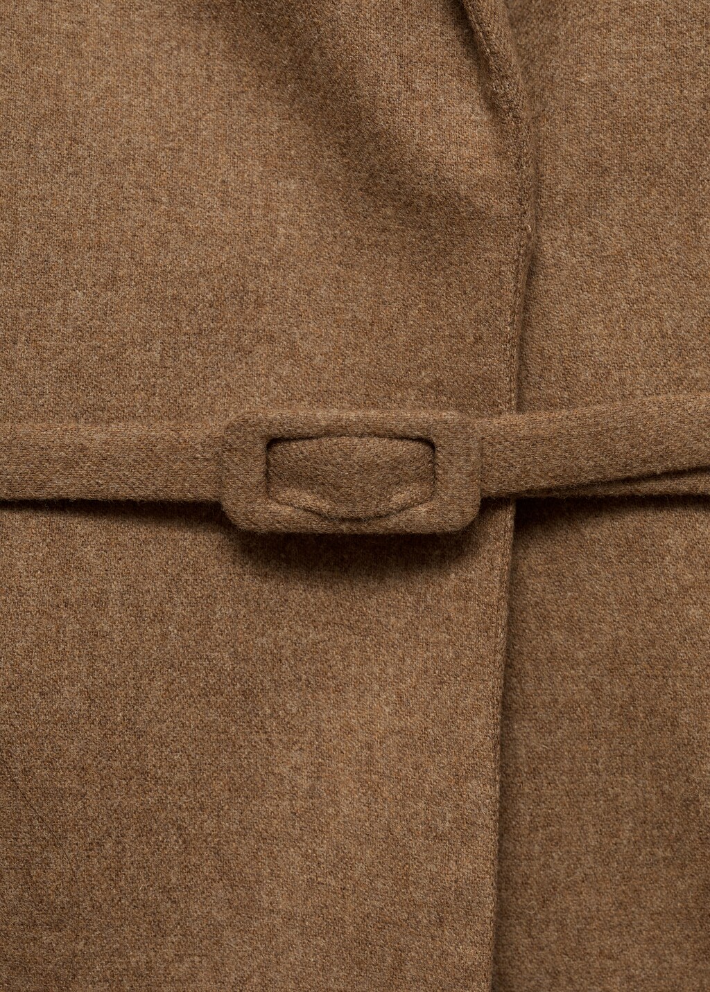 Wool-blend suit jacket - Tobacco Brown