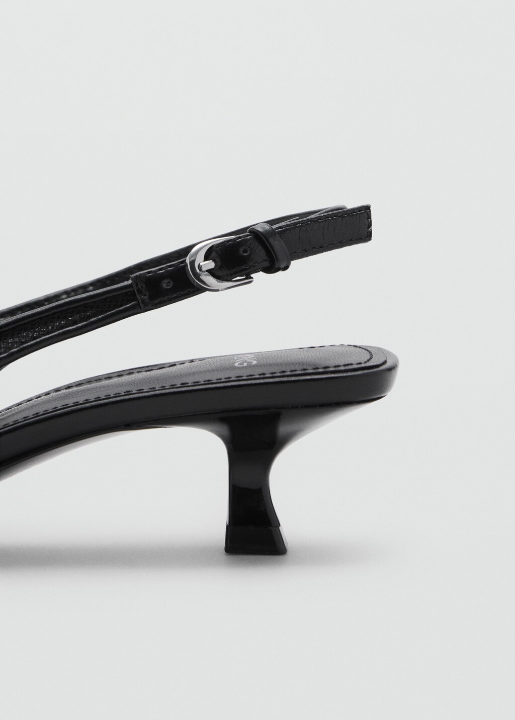 Kitten-heel shoes embroidered with sequins - Black