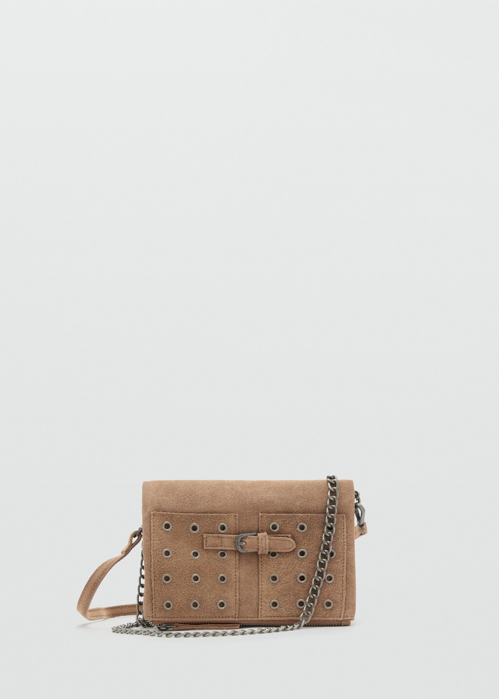 Leather envelope bag - Light/Pastel Brown