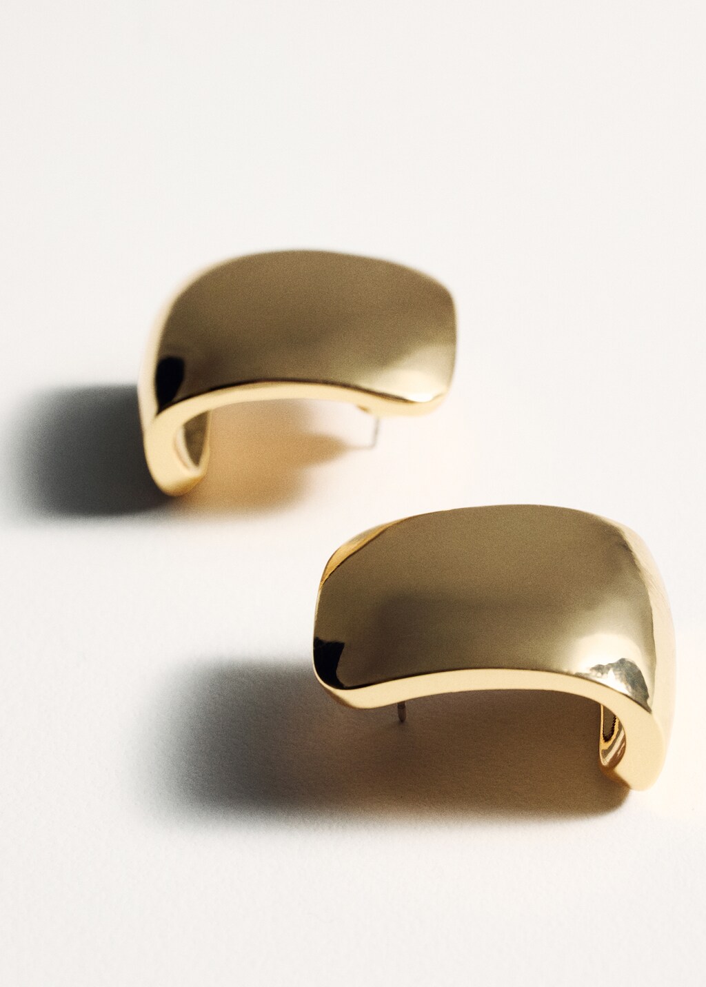 Volume hoop earrings - Silver