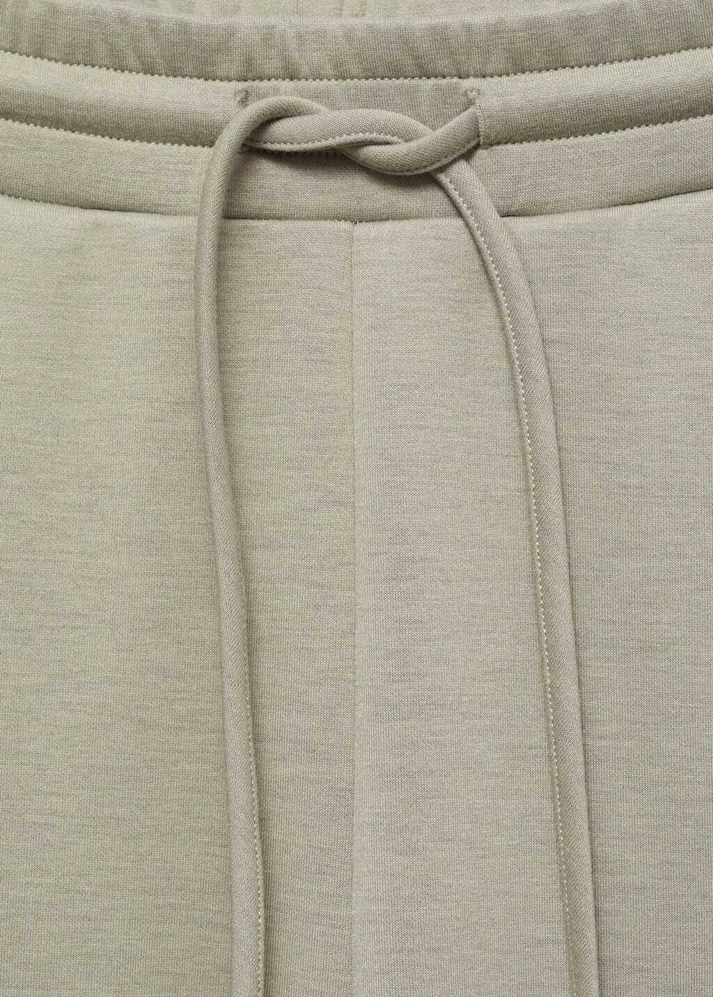 Wideleg pleated jogger trousers - Khaki