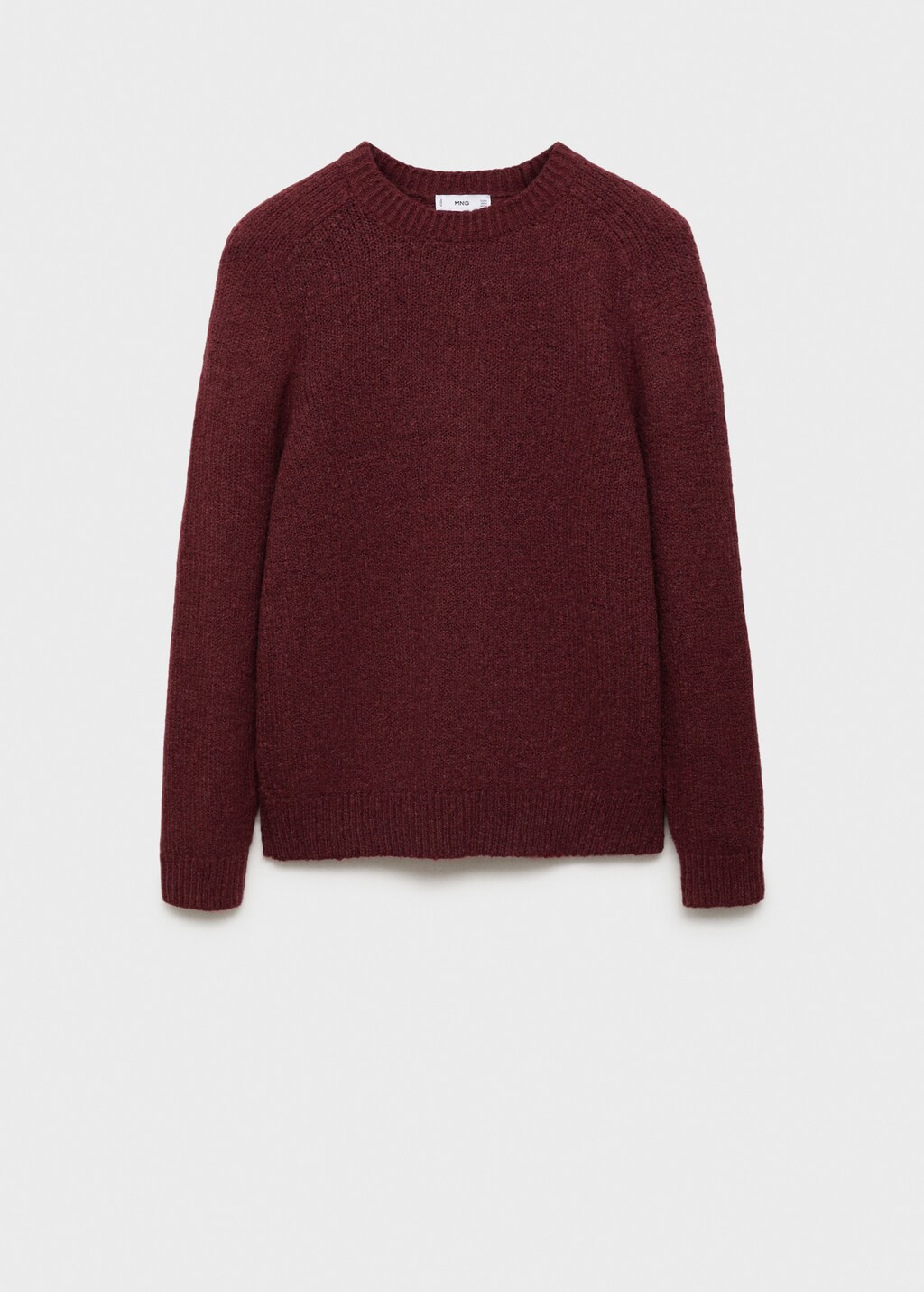 Wool and cotton-blend knitted sweater - Medium Brown