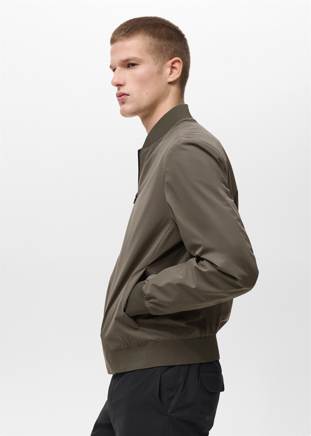 Waterproof bomber with COOLMAX® technology - Black