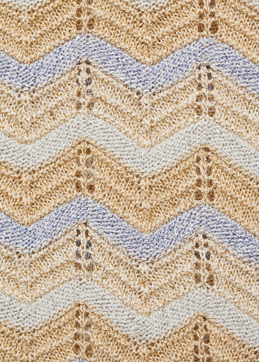 Long lurex skirt - Silver