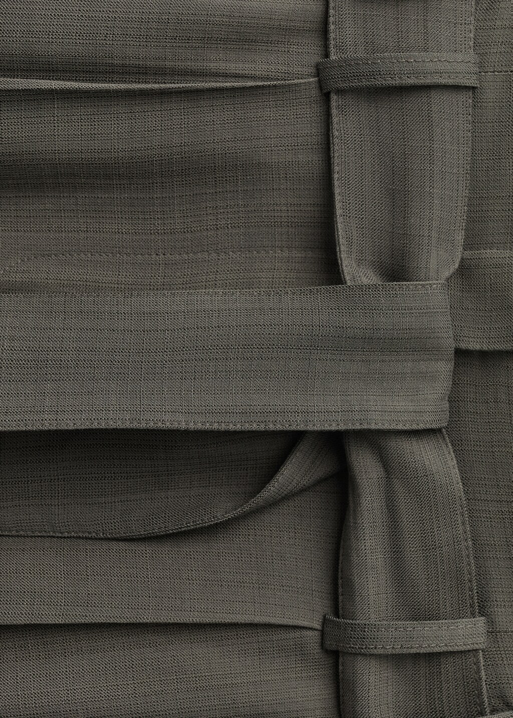 Suit trousers with belt clips - Khaki