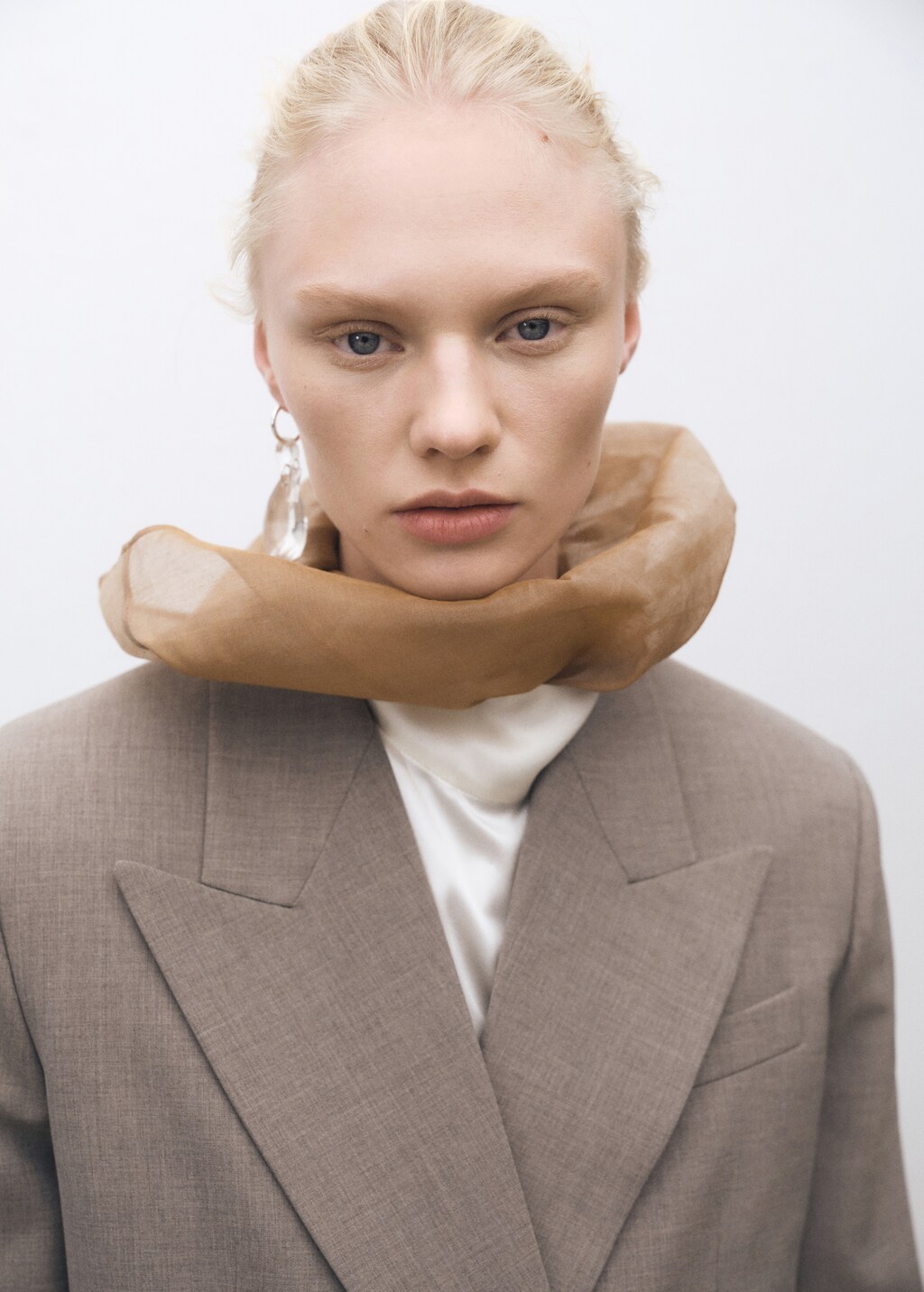 Wool-blend suit jacket - Black