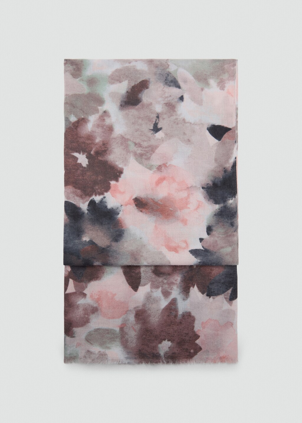 Floral print scarf - Light Pink