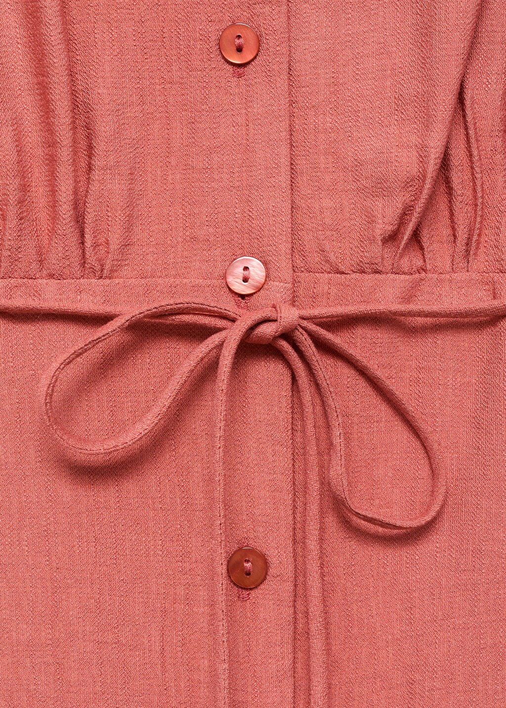 Bow shirt dress - Green