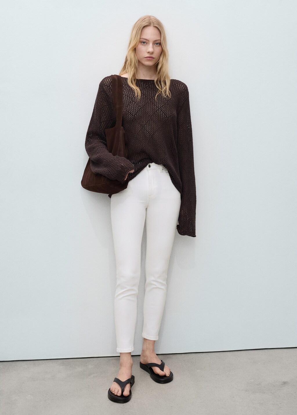 Mid-rise skinny jeans - Dark Blue