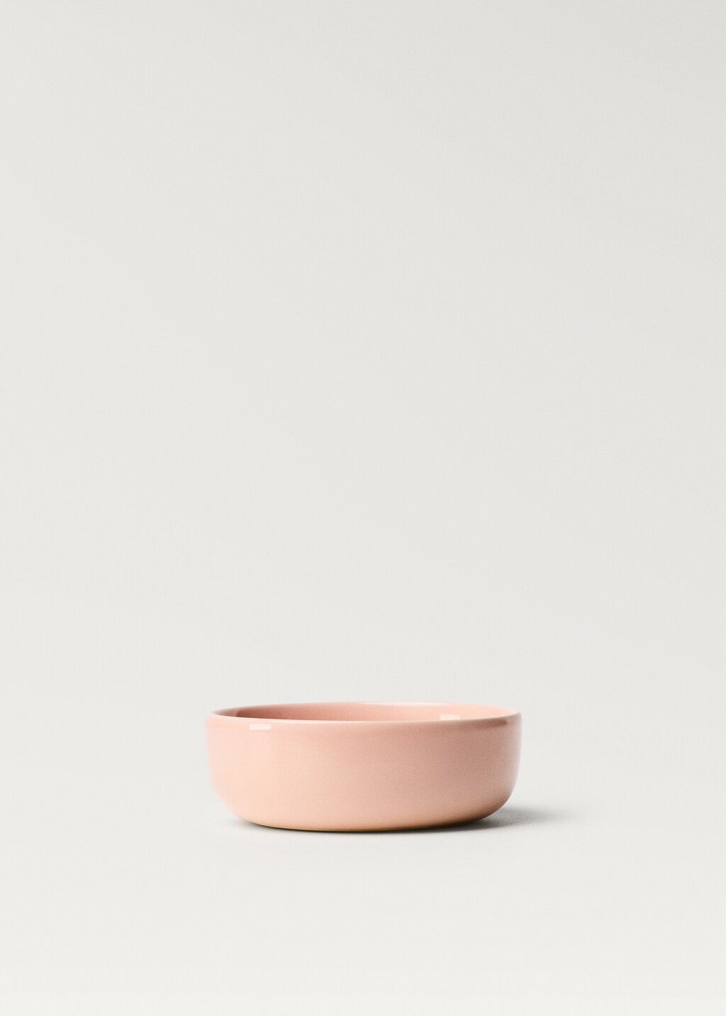 Small smooth stoneware bowl - Mustard