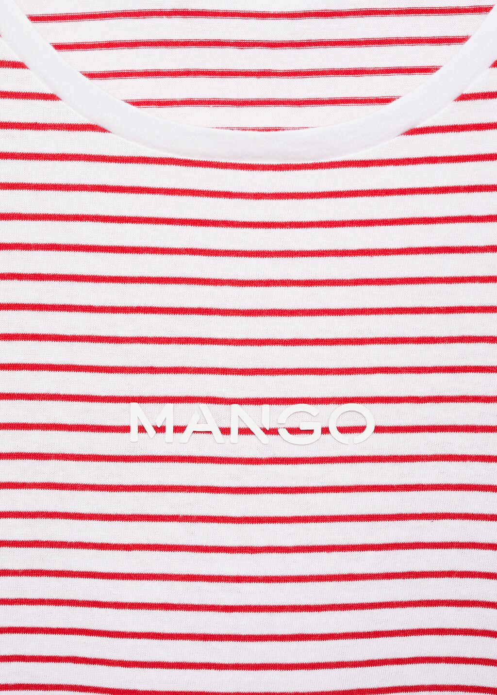 Striped logo T-shirt - Navy
