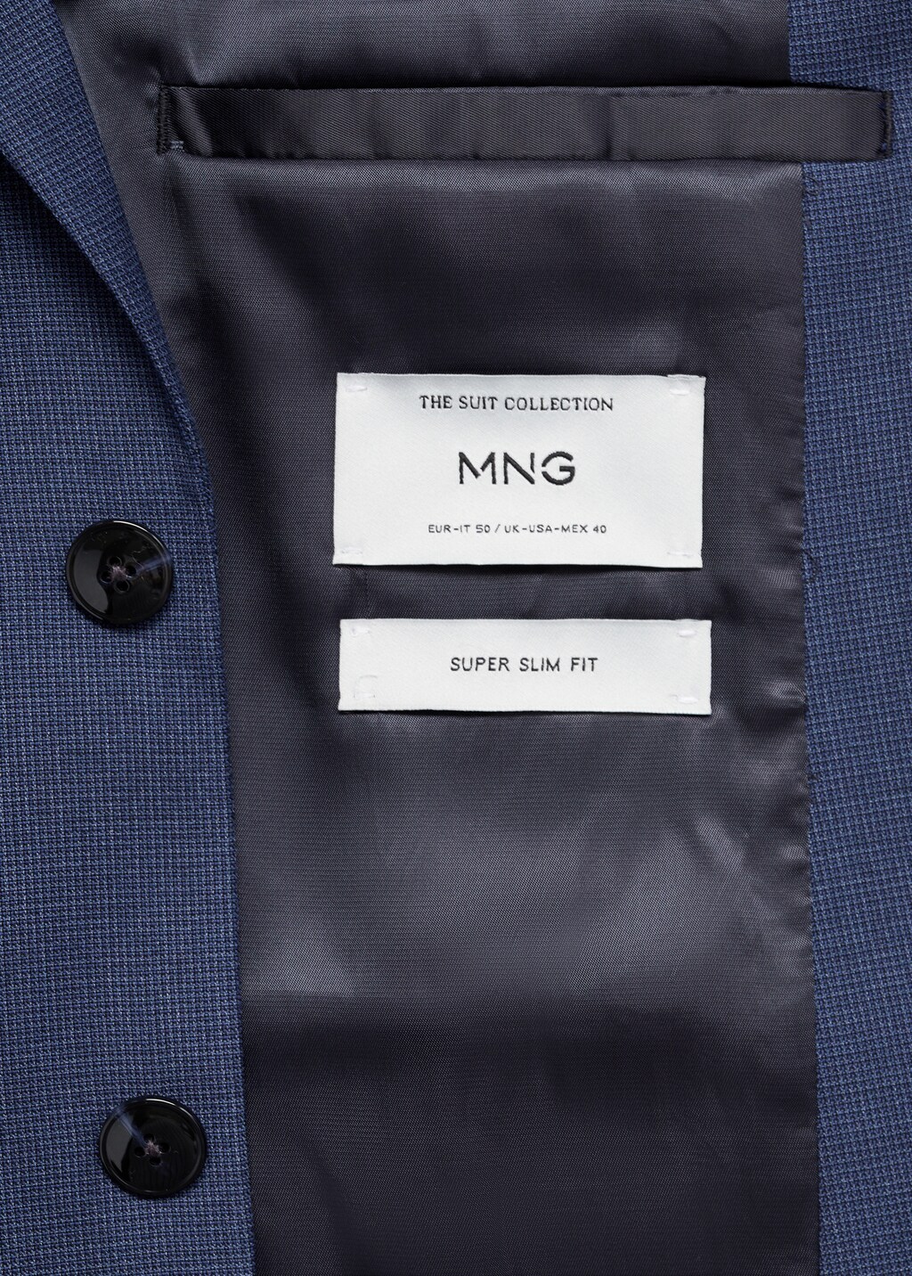 Super slim-fit suit jacket in stretch fabric - Grey