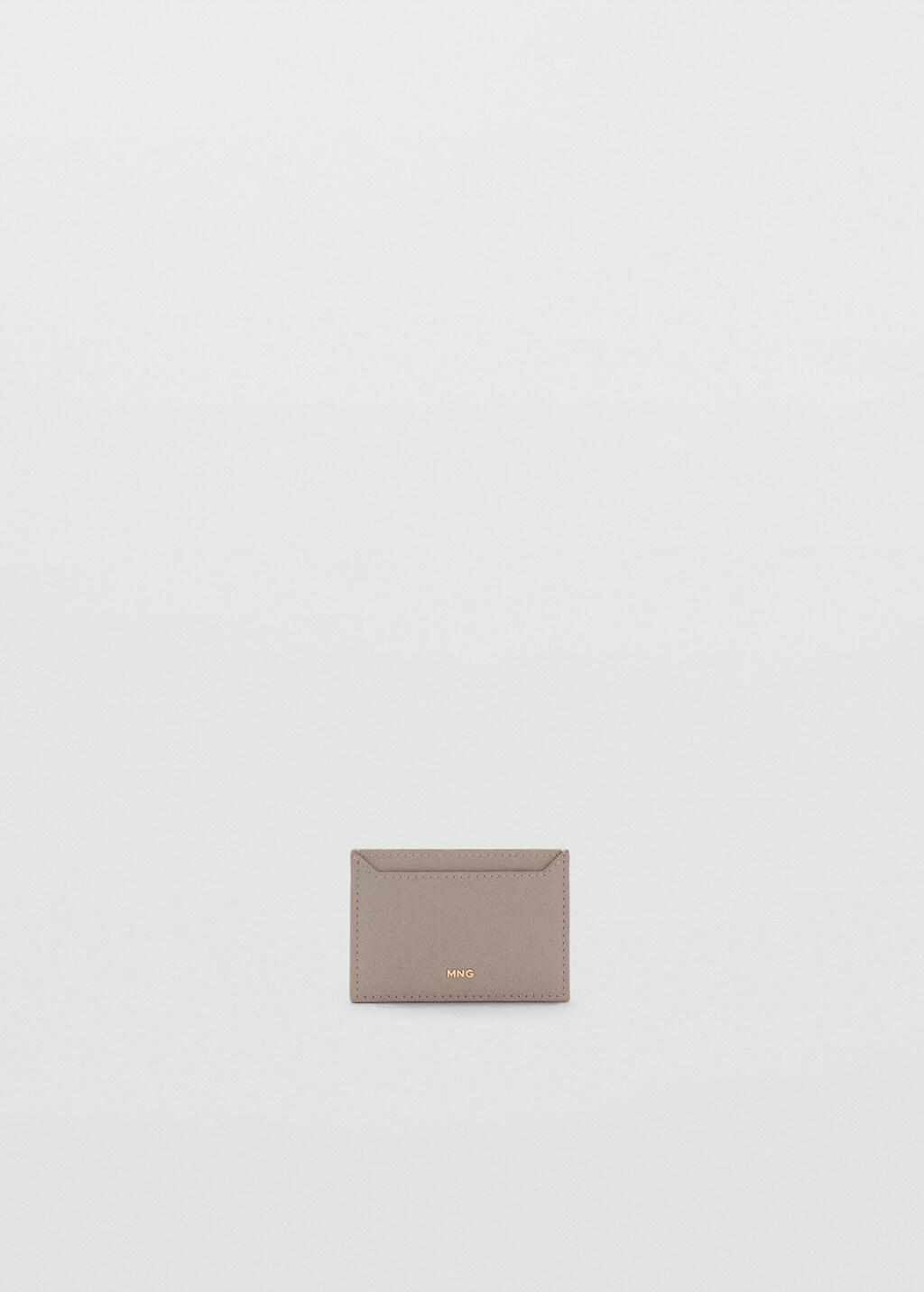 Saffiano-effect cardholder - Sky Blue