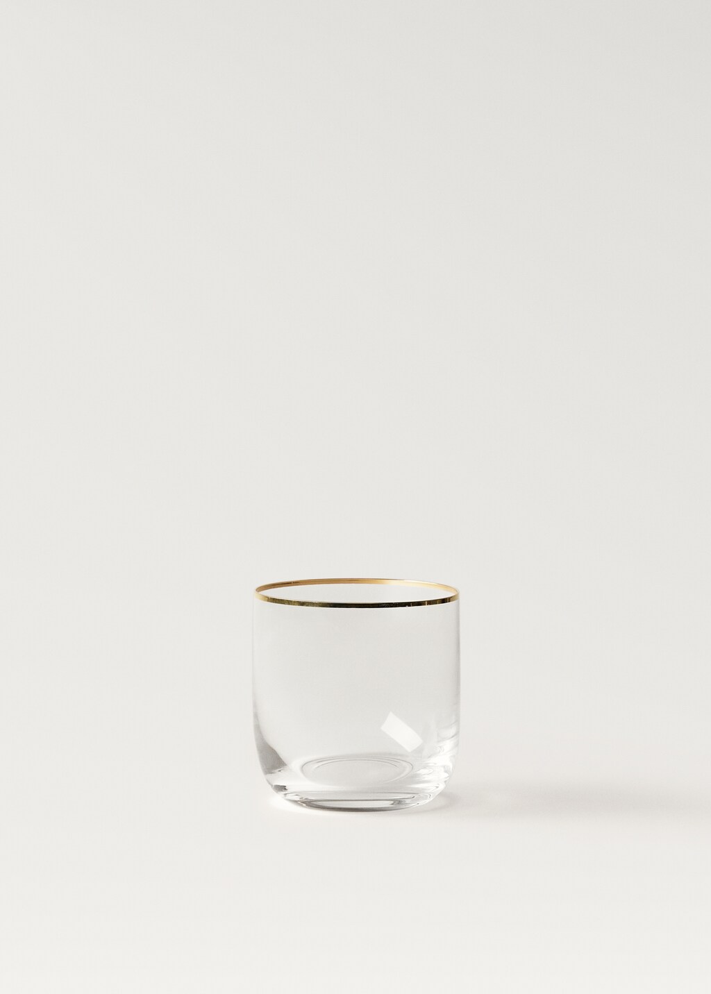 Glass with gold detail - Gold