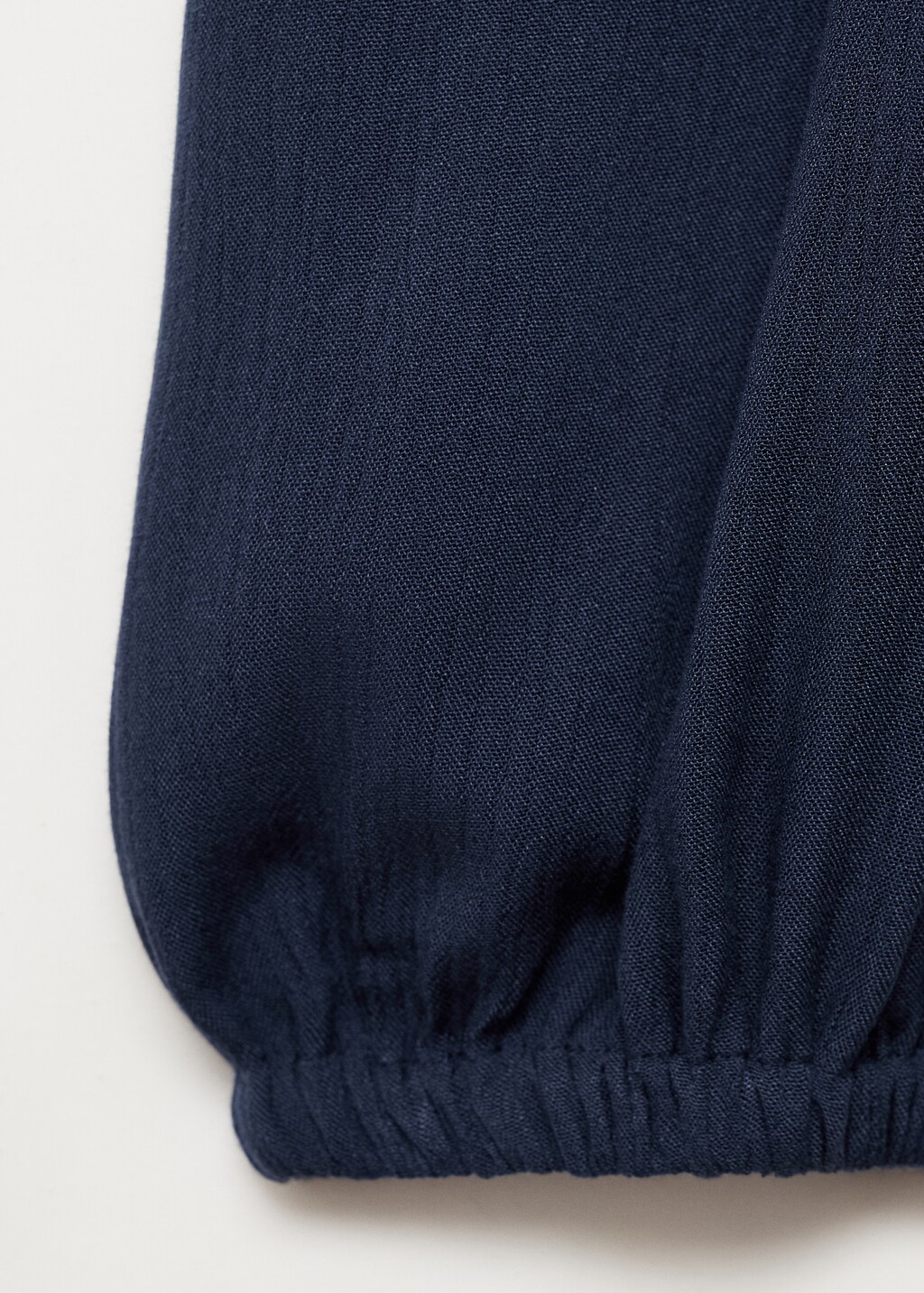 Asymmetrical pleated dress - Dark Navy