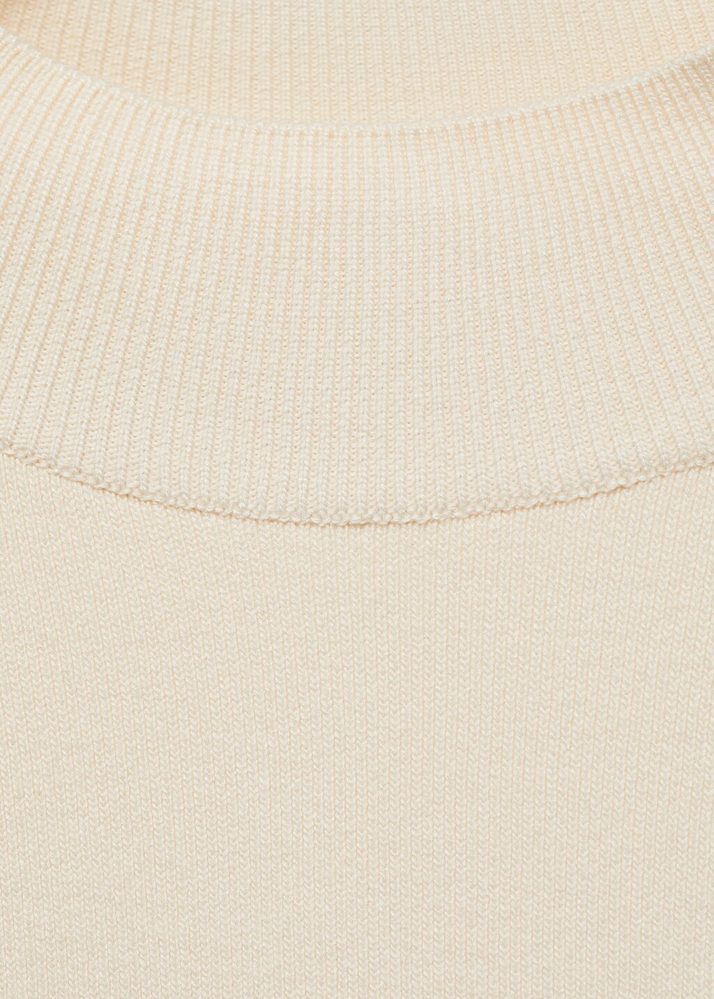 Buttons detail knit sweater - Ecru