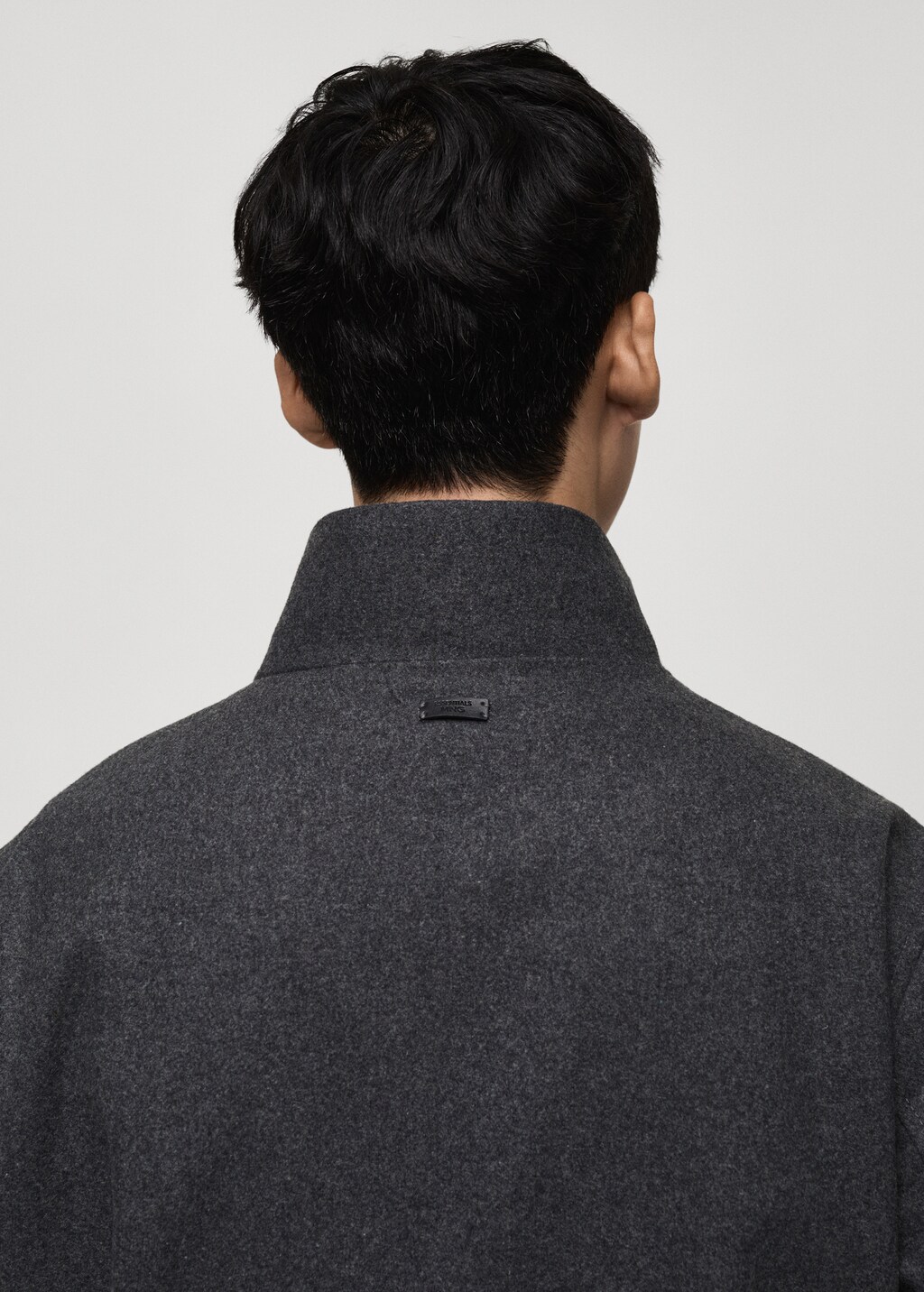 Regular-fit wool jacket - Dark Navy