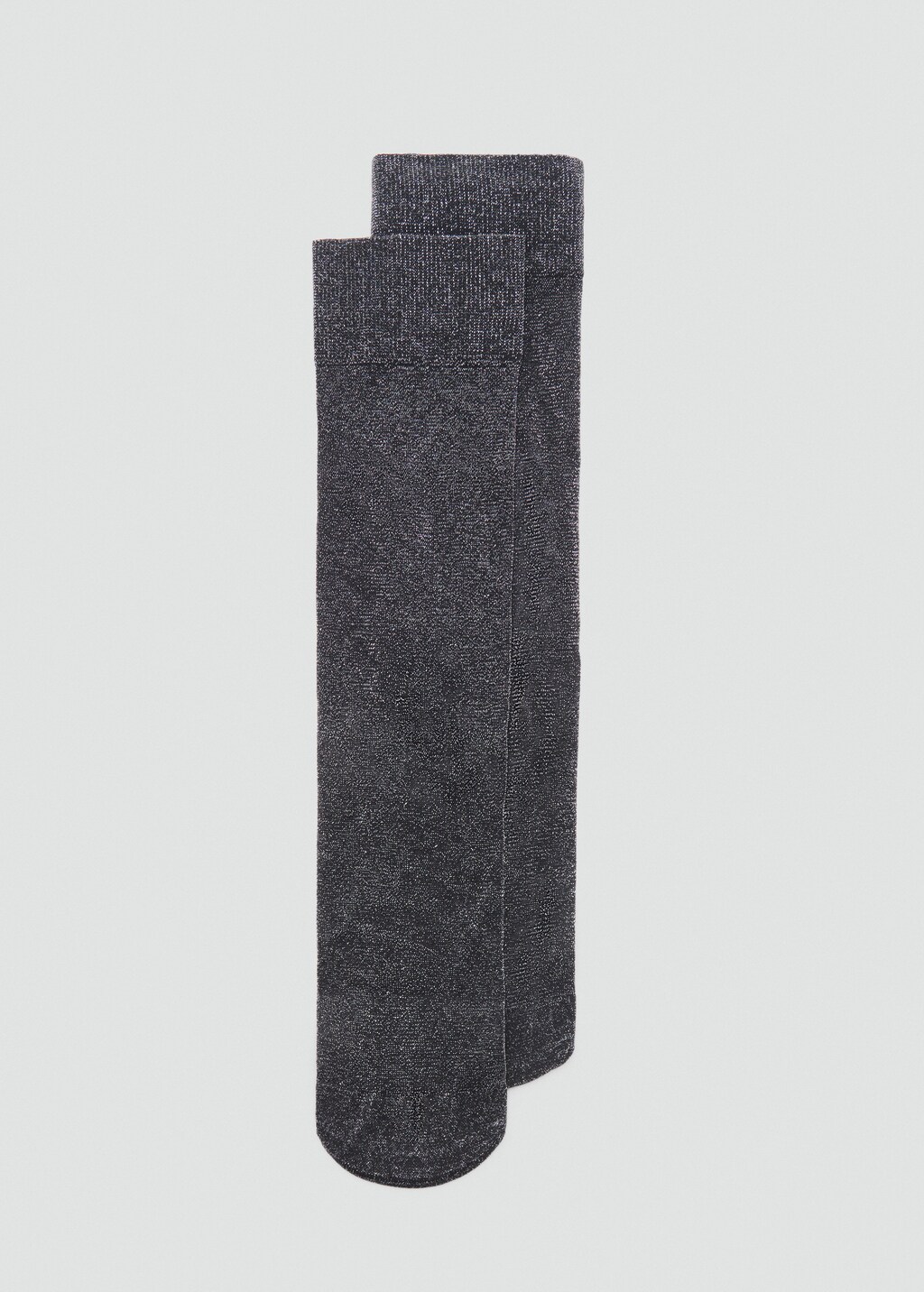 Lurex long socks - Silver