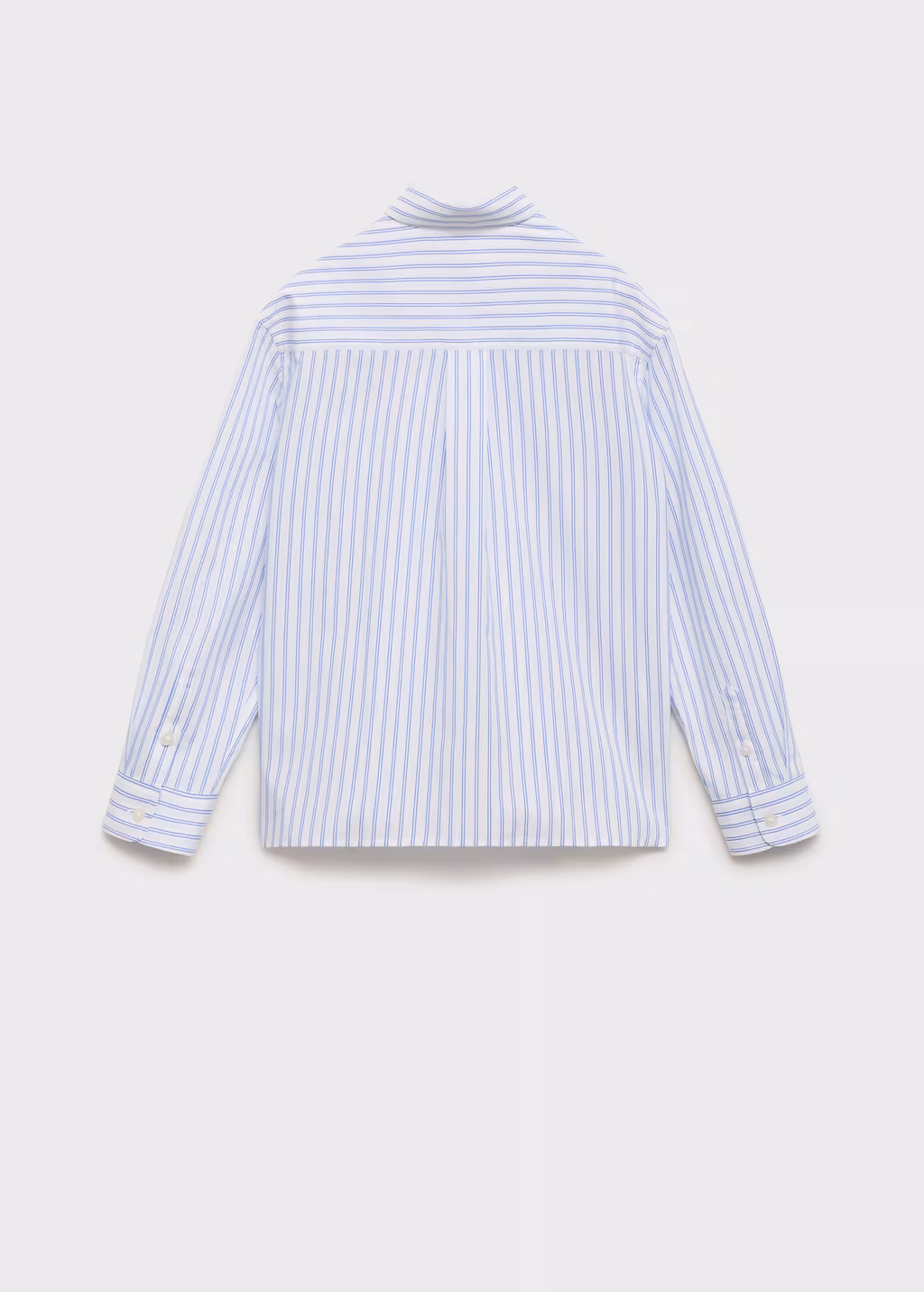 Striped cotton shirt - White