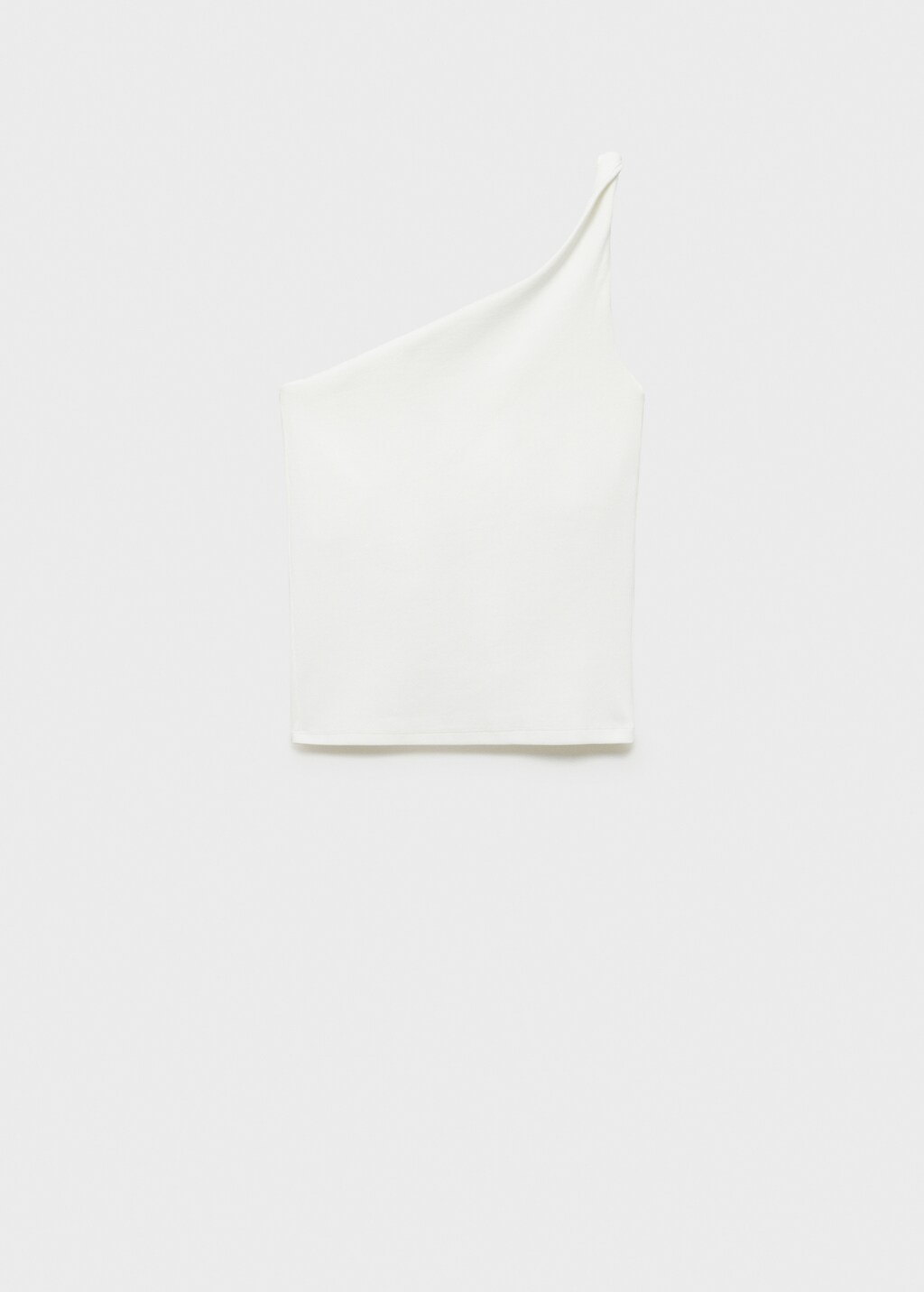 Asymmetrical cotton top - Green