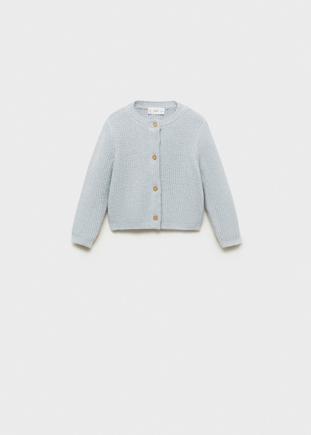 Fine-knit cardigan - Sky Blue