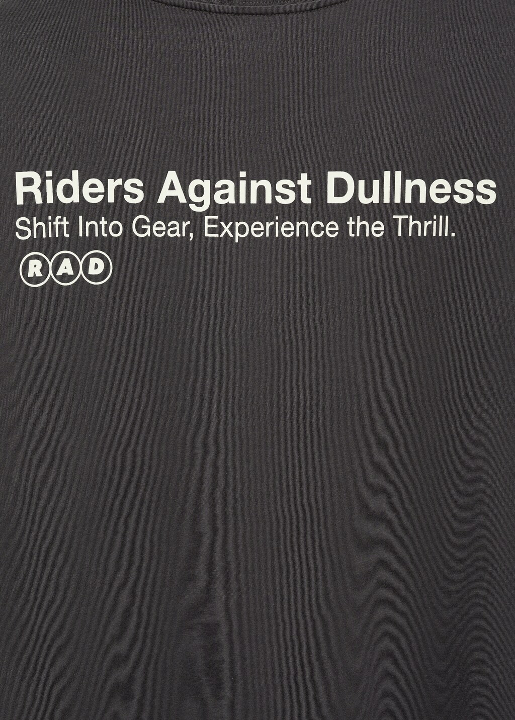 Printed cotton-blend T-shirt - Charcoal