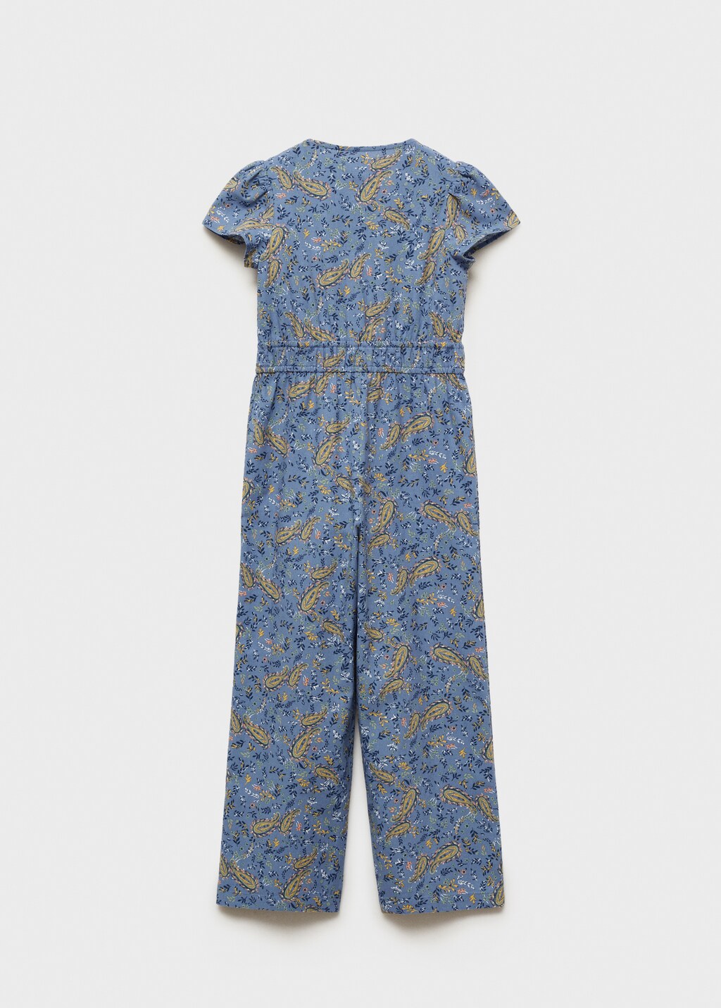 Cotton print jumpsuit - Blue
