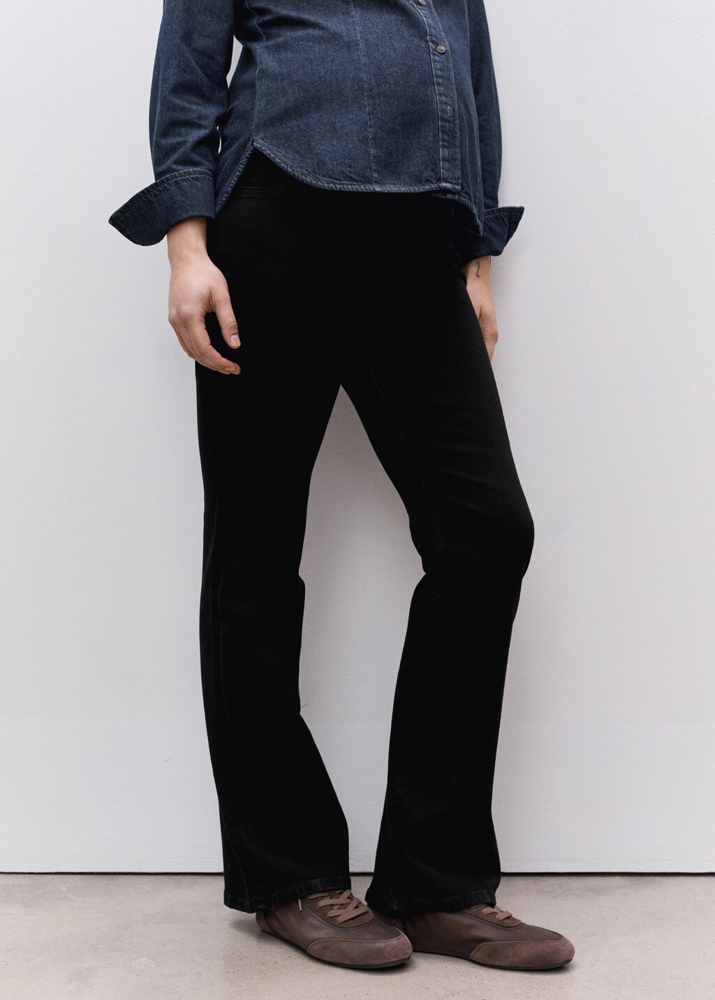 Maternity flared jeans - Dark Blue